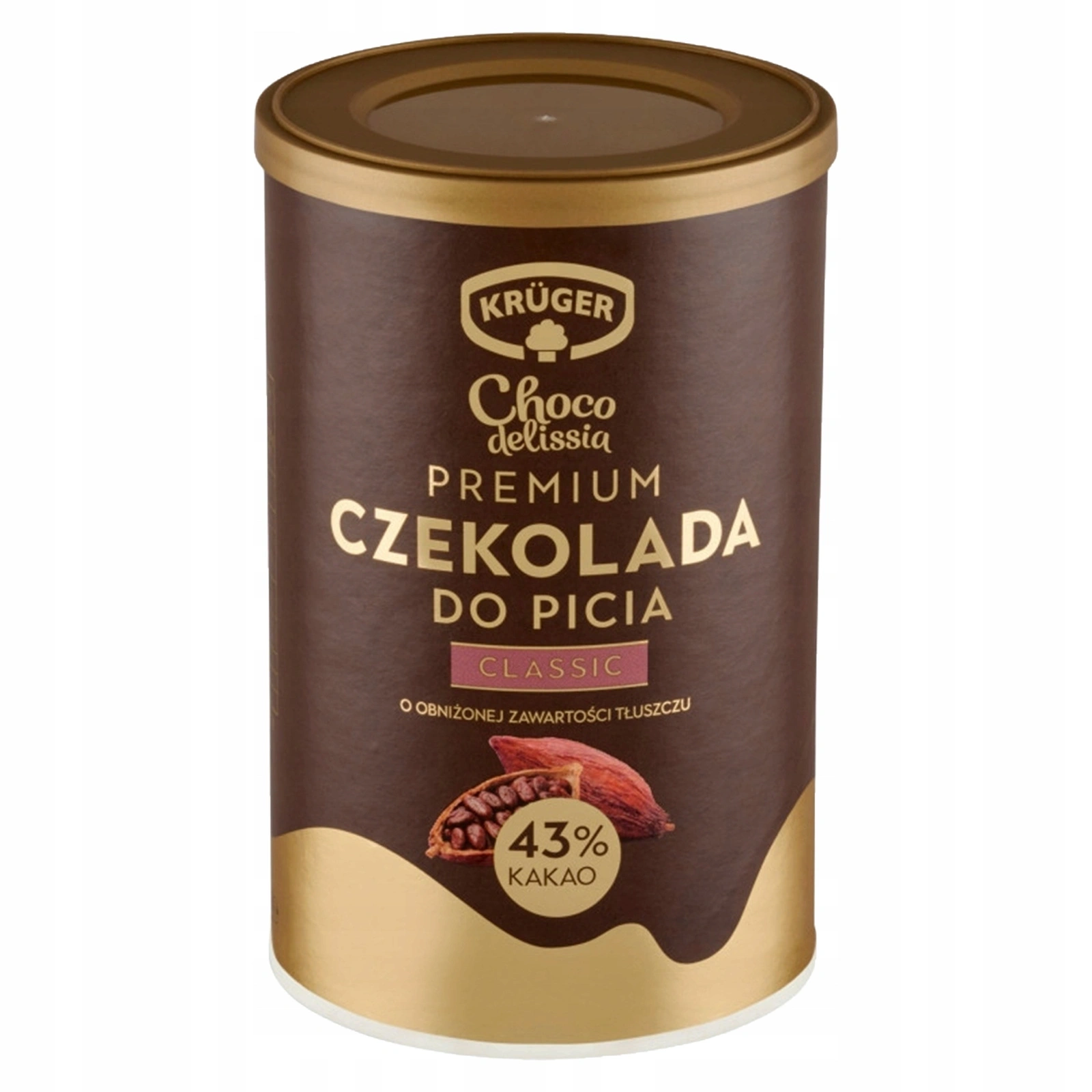 Czekolada do picia 43% kakao Kruger puszka 220g