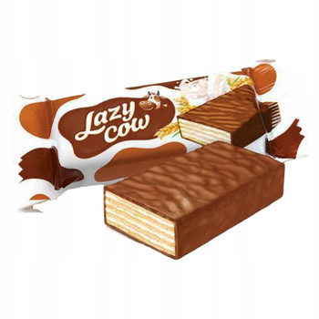 Roshen Lazy Cow wafelki mleczne w czekoladzie 1 kg