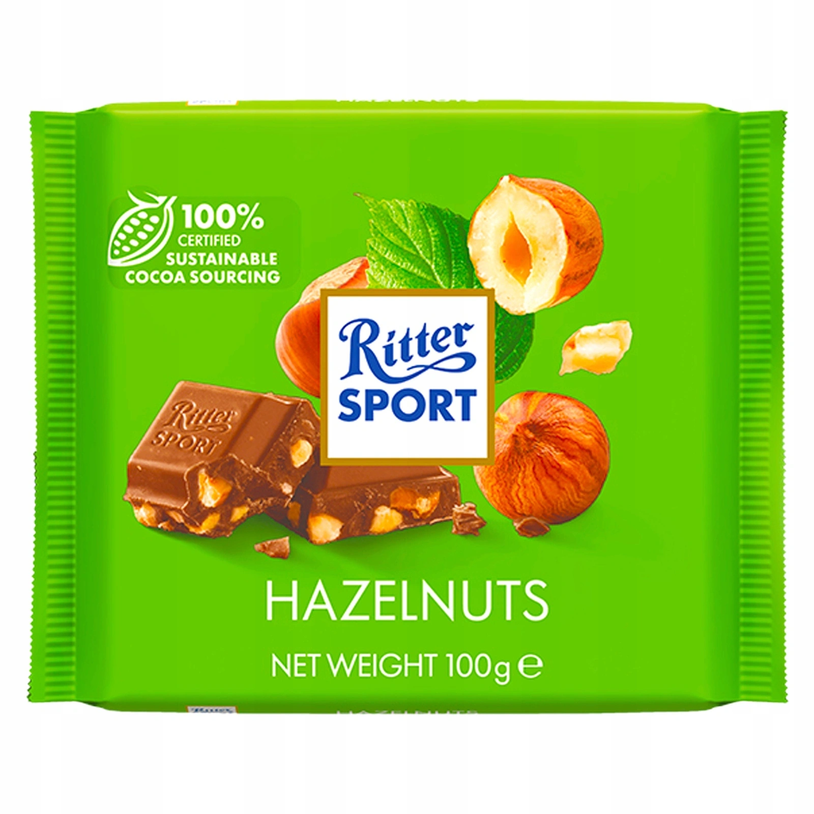 Ritter Sport Czekolada mleczna z siekanymi orzechami 100g
