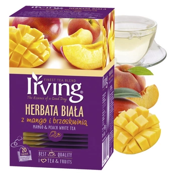 Mango brzoskwinia Irving herbata biała 20 torebek