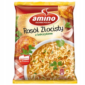 AMINO zupka chińska ROSÓŁ ZŁOCISTY Z LUBCZYKIEM 57G