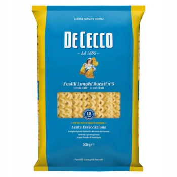 Makaron De Cecco Fusilli Lunghi Bucati No.5 500 g