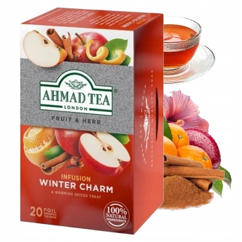 Herbata Ahmad Tea Winter Charm herbata owocowa 20 kopert