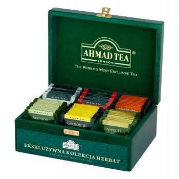 Ahmad Tea Ekskluzywna kolekcja Skrzynka 60 torebek