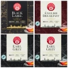 2x Earl Grey, 1x Black Label, 1x English Breakfast