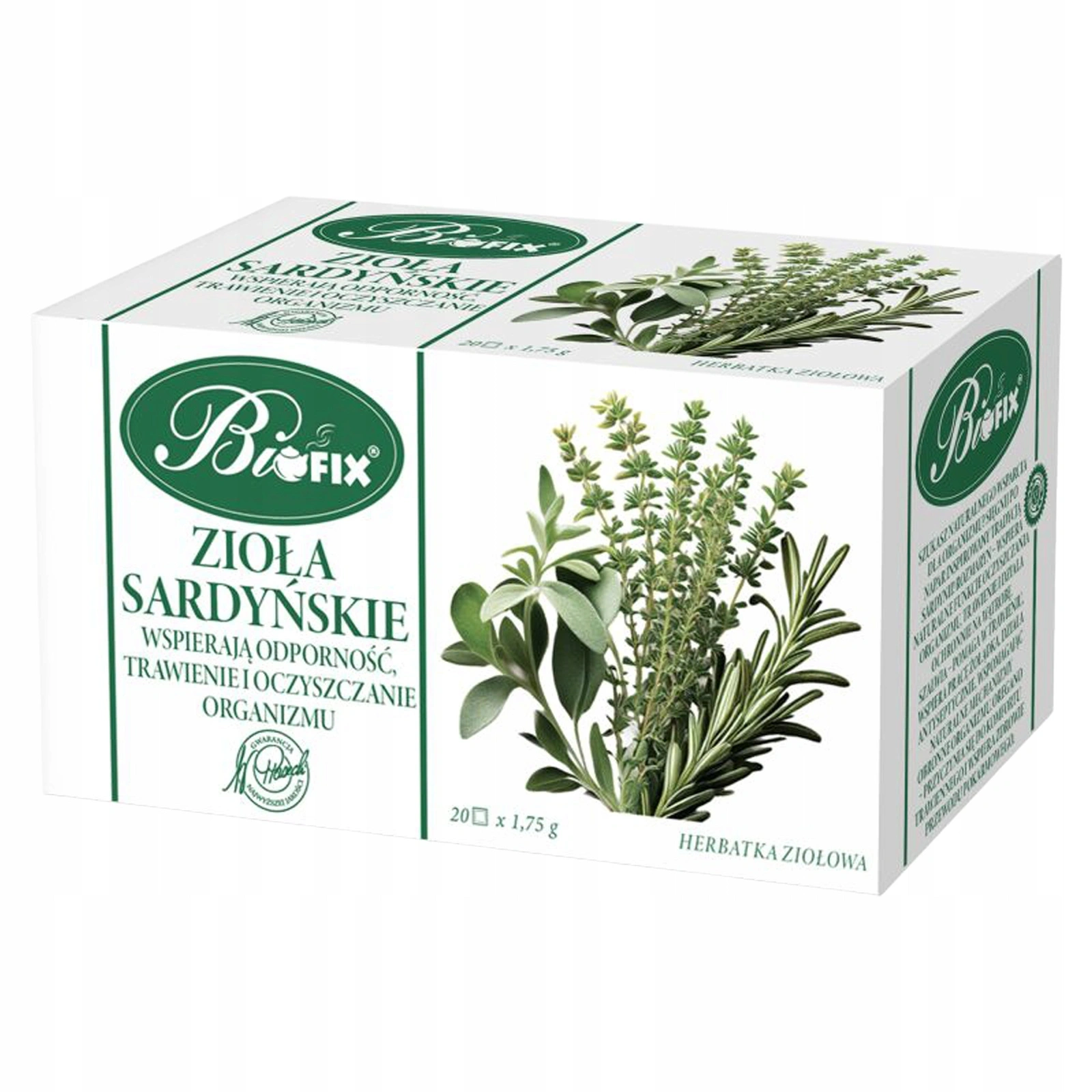 Bifix Zioła Sardyńskie Herbatka ziołowa ekspresowa 20 saszetek