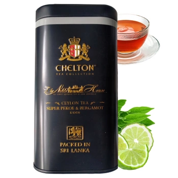 Puszka czarna herbata z bergamotką Chelton 100 g