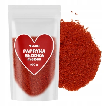 Lubsi Papryka słodka mielona przyprawa wysokiej jakości do dań i zup 100 g