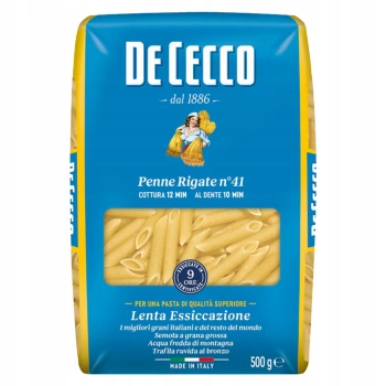 De Cecco Penne Rigate No.41 Makaron rurki 500 g