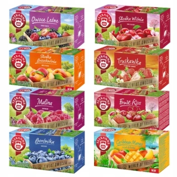 Zestaw 8 herbat owocowych Teekanne 160 torebek