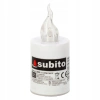 Subito białe wkłady do zniczy led S1 12 sztuk