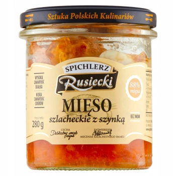 Spichlerz Rusiecki Mięso szlacheckie z szynką 88% mięsa  280g