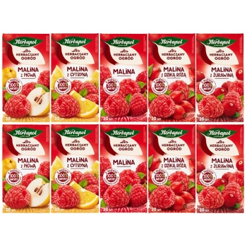 Herbapol zestaw prezentowy herbata owocowa 10x20 saszetek