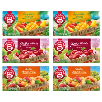 Zestaw herbat owocowych Teekanne 120 torebek