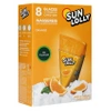 Lody pomarańczowe do zamrożenia Sun Lolly 8 sztuk