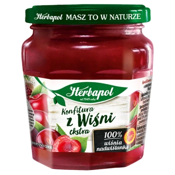 Herbapol konfitura z wiśni ekstra 240g