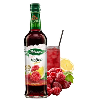 Malina i cytryna syrop Herbapol 420 ml