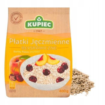 Kupiec Płatki jęczmienne błyskawiczne 400 g