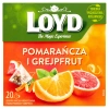 Pomarańcza Grejpfrut herbata owocowa Loyd 20 torebek
