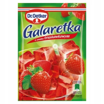 Dr. Oetker Galaretka o smaku truskawkowym 72 g