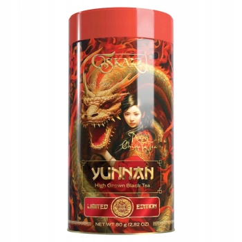Oskar Yunnan herbata czarna w puszce Dragon 80g