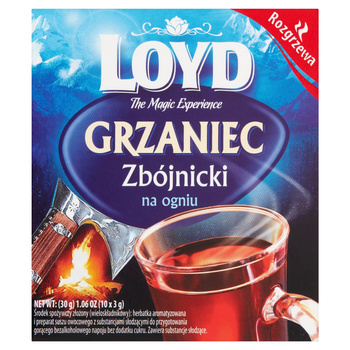 Grzaniec LOYD zbójnicki na ogniu herbata rozgrzewająca zimowa 10 torebek