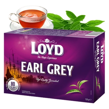 Loyd herbata czarna Earl Grey 80 torebek