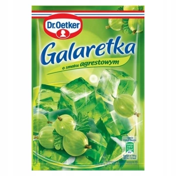 Dr. Oetker Galaretka o smaku agrestowym 72 g