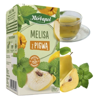 Melisa pigwa Herbapol herbata ziołowa 20 saszetek