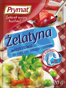 Prymat żelatyna wieprzowa 20g