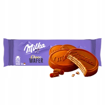 Milka Choco Wafer wafelki z kremem kakaowym oblany czekoladą 150 g