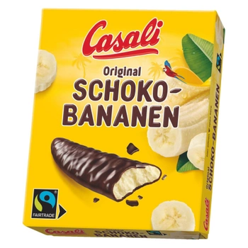 Pianka bananowa w czekoladzie Casali 150g