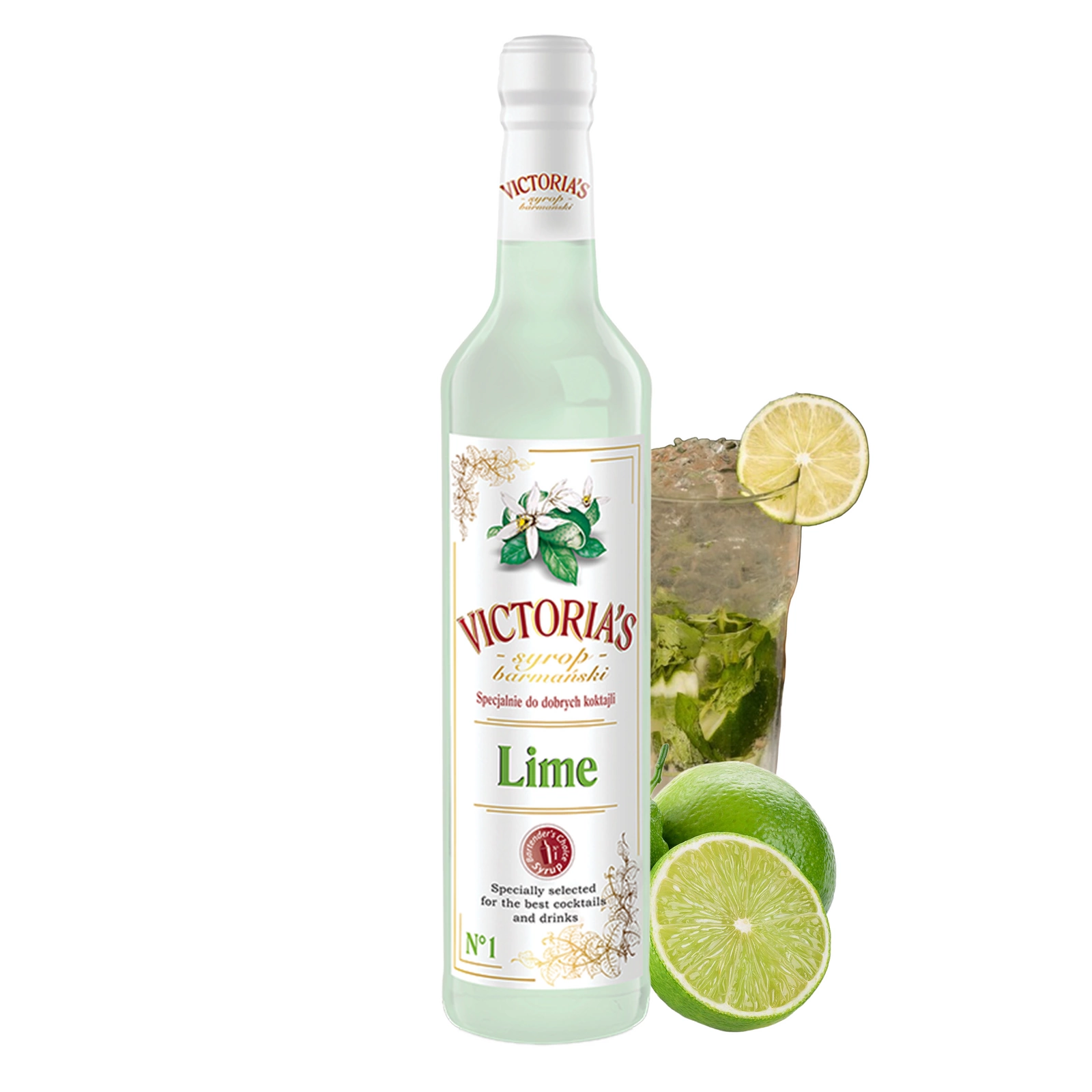 Victoria's syrop barmański Limonka do drinków i deserów 490 ml