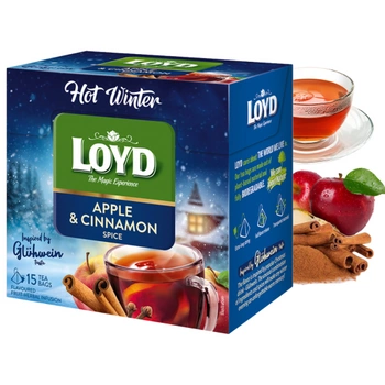 Jabłko Cynamon herbata zimowa rozgrzewająca Loyd 15 torebek