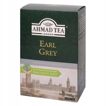 Ahmad Tea Earl Grey herbata czarna liściasta 500g