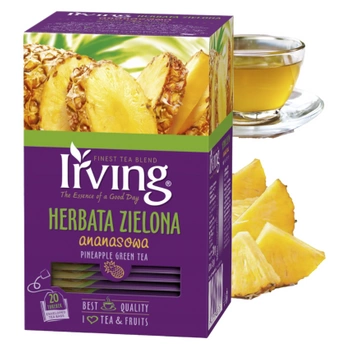 Ananas Irving zielona herbata ananasowa 20 torebek