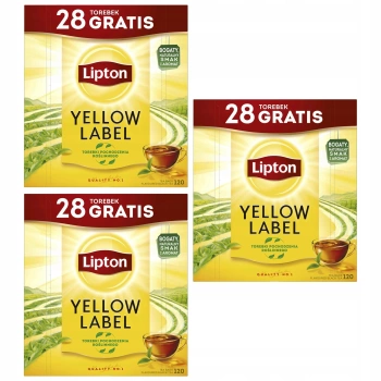 Zestaw prezentowy herbat 3x Lipton 120 torebek