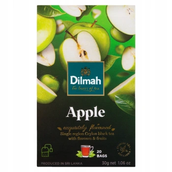 Dilmah Apple herbata czarna o smaku jabłka 20 torebek