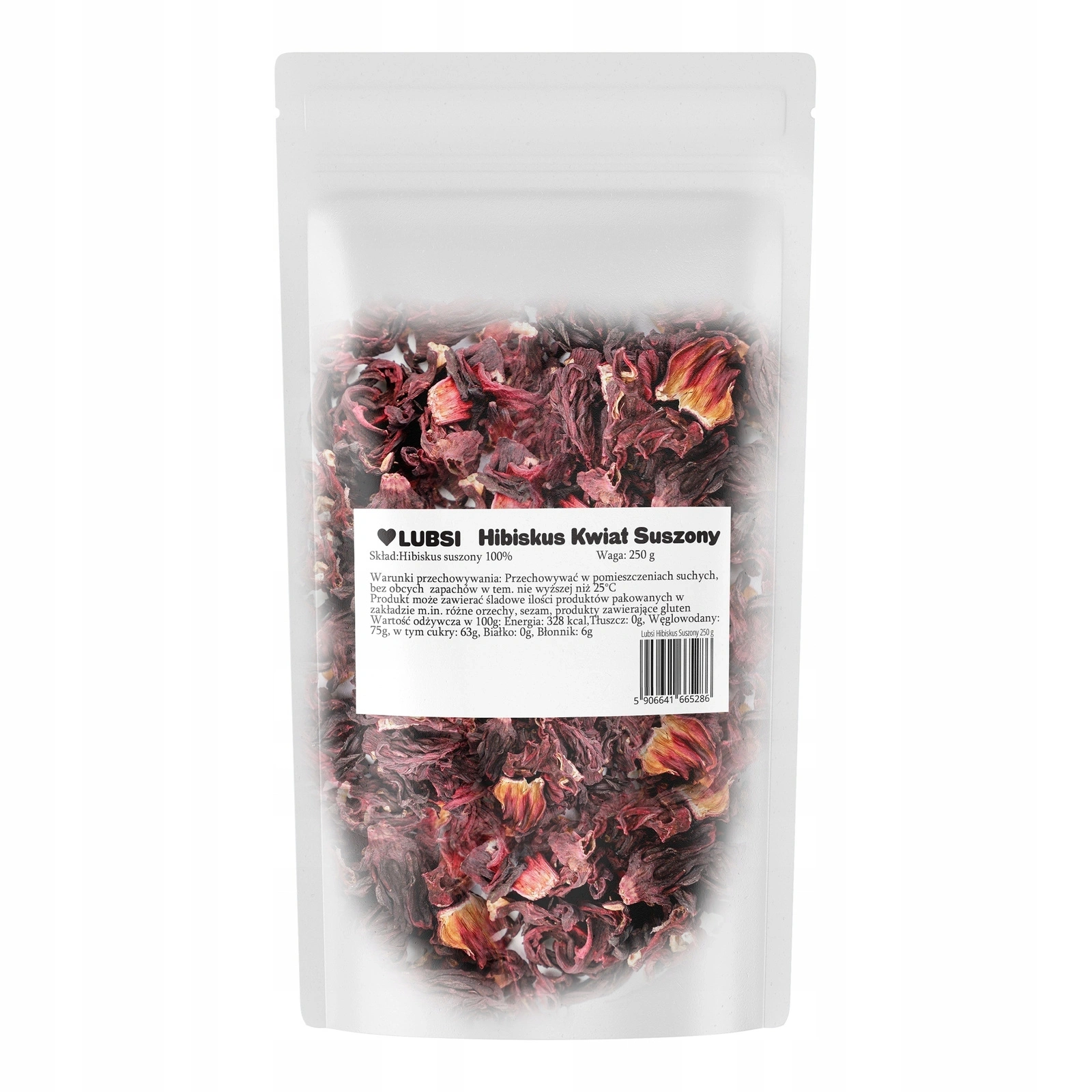 Lubsi Hibiskus suszony 250g