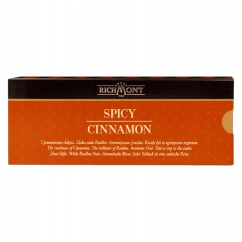 Richmont herbata owocowo-ziołowa z cynamonem Spicy Cinnamon 12 saszetek