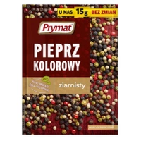 PRZYPRAWA PIEPRZ PRYMAT KOLOROWY ZIARNISTY 15G