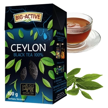 Big Active herbata czarna liściasta ceylon 100g