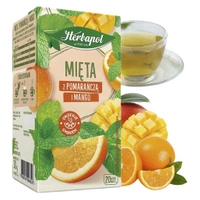 HERBATA HERBAPOL MIĘTA Z POMARAŃCZĄ I MANGO 20T