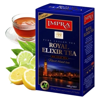 Czarna herbata Impra Royal Elixir Tea zapach Earl Grey 100 g