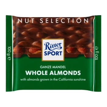 Ritter Sport Czekolada mleczna z całymi migdałami 100 g