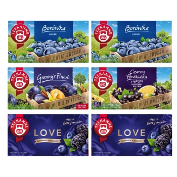 Zestaw herbat owocowych Teekanne 4 smaki