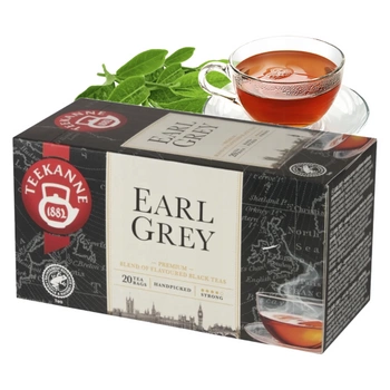 Teekanne herbata czarna Earl Grey 20 torebek