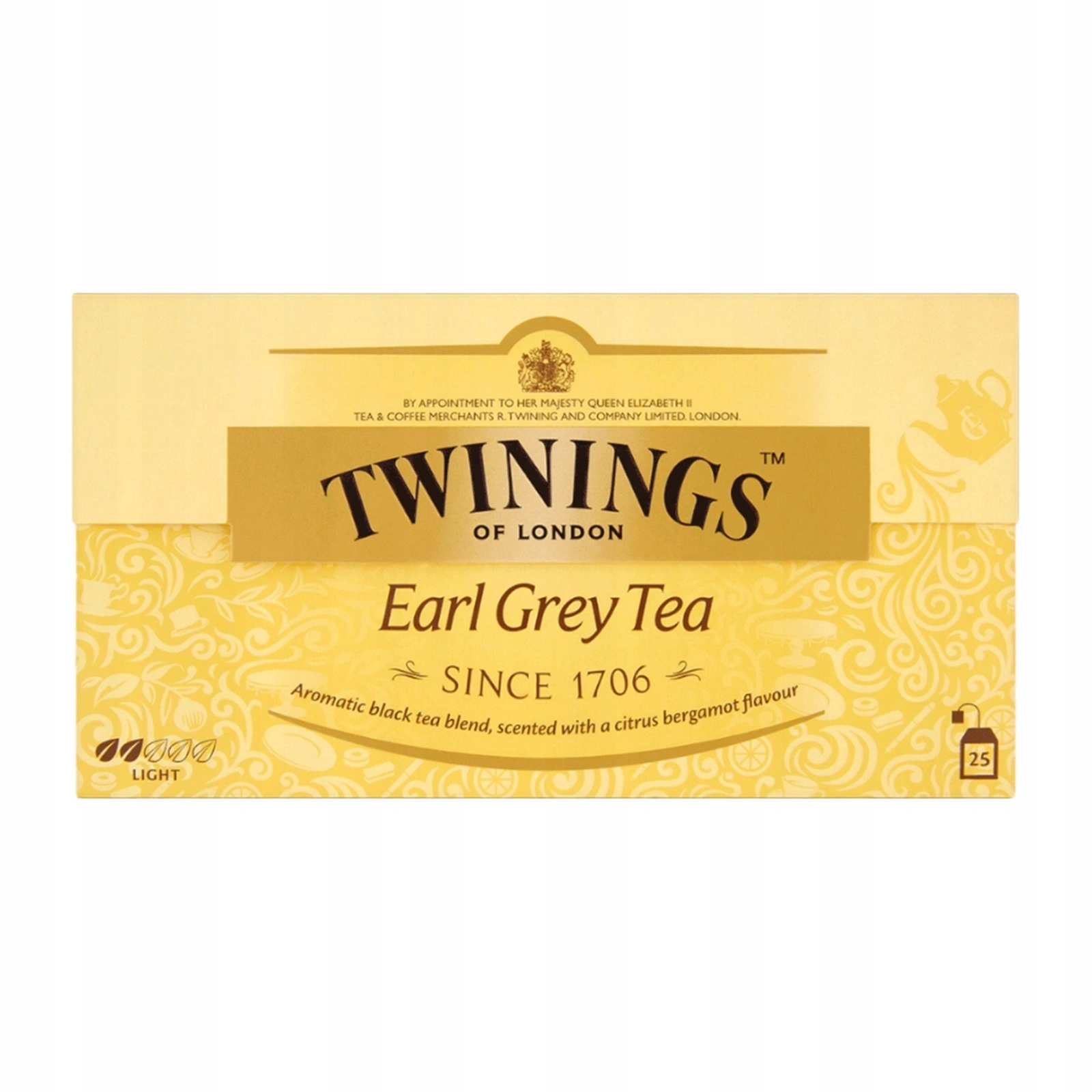 Twinings Earl Grey herbata czarna 25 torebek