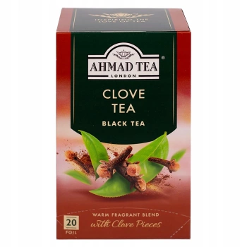 Ahmad Tea Clove herbata czarna z kawałkami goździków 20 kopert