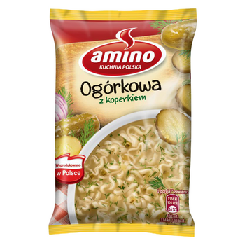 AMINO zupa ogórkowa z koperkiem zupka chińska danie na szybko 61G